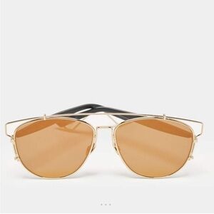 Dior Gold-Toned Aviator Sunglasses